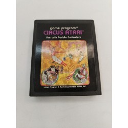 Circus Atari 1978 Jeux Vidéo Cx2630 Game Progam Jeu Rétro