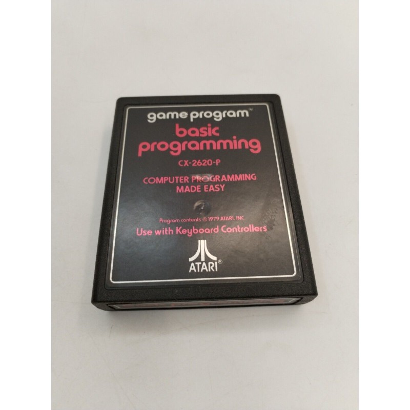 Basic Progamming 1979 Atari Cx 2620 P Game Program Jeux Vidéo Rétro Jeu Basic Progamming 1979 Atari Cx 2620 P Game Program Jeux Vidéo Rétro Jeu