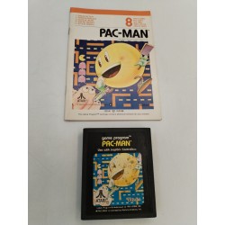 Pac Man 1981 Atari Cx2646 Jeux Vidéo Game Program Rétro