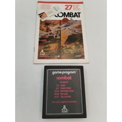 Combat Atari CX 2601 P Jeux Vidéo Rétro Game Progam Jeu Tank
