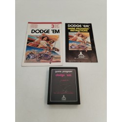 Dodge ' Em Atari Cx2637 Jeux Video Jeu Game Progam