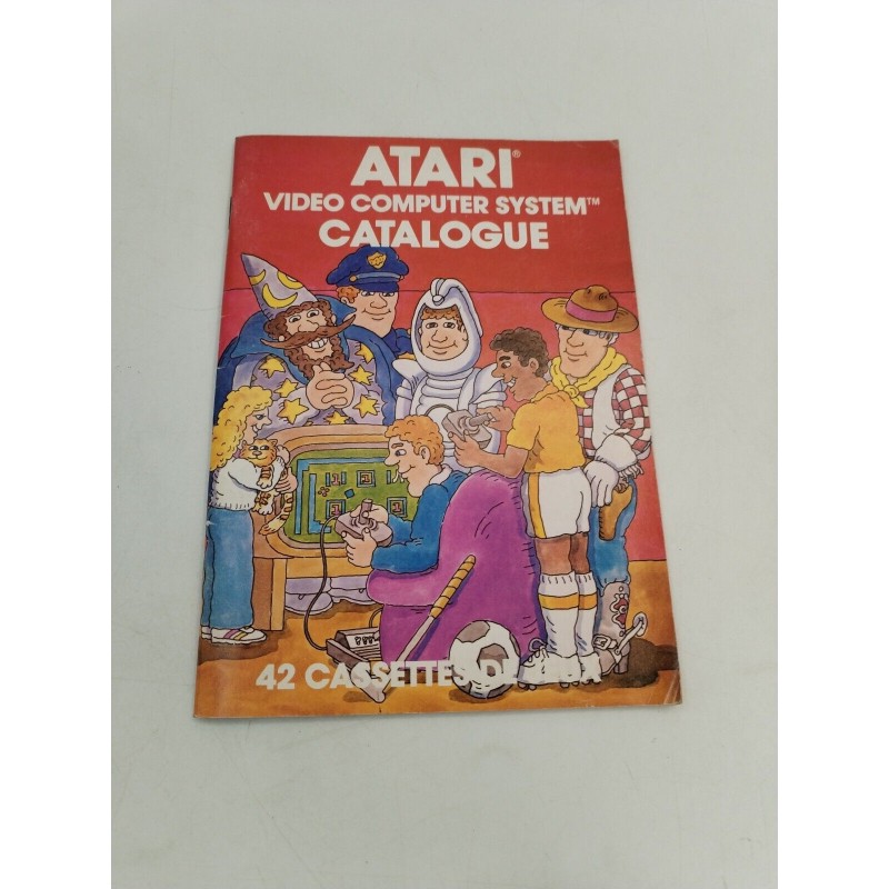 Atari Vidéo Computer System Catalogue 42 Cassettes De Jeux Livret Jeux Vidéo... Atari Vidéo Computer System Catalogue 42 Cassettes De Jeux Livret Jeux Vidéo...