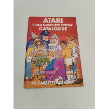 Atari Vidéo Computer System Catalogue 42 Cassettes De Jeux Livret Jeux Vidéo...