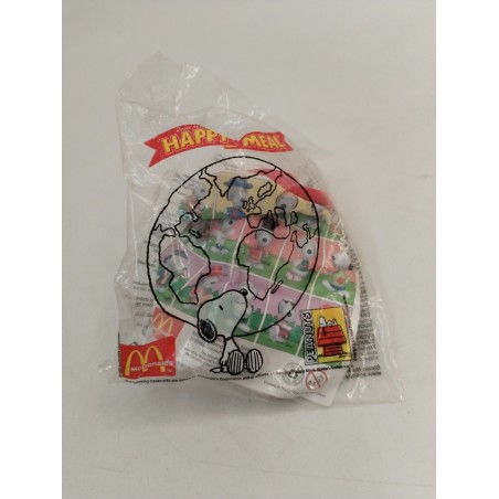 Snoopy 1999 Mc Donald's Jouet Mc Do Neuf Voyage Monde Happy Meal Jeu Figurine 