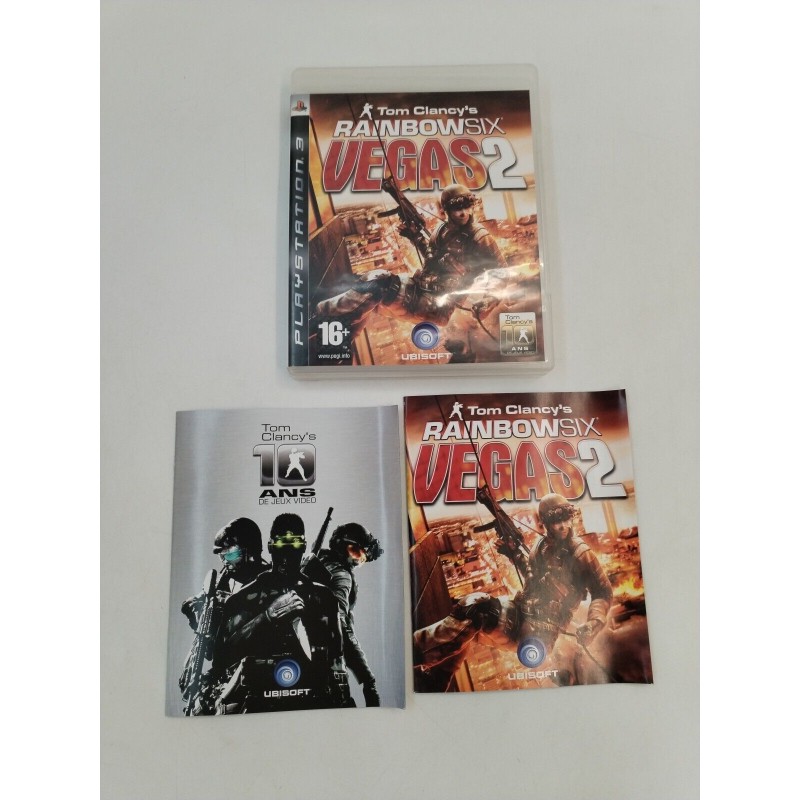 PlayStation 3 Tom Clancy's Rainbow Six Vegas 2 Jeux Vidéo Ubisoft Jeu Complet PlayStation 3 Tom Clancy's Rainbow Six Vegas 2 Jeux Vidéo Ubisoft Jeu Complet