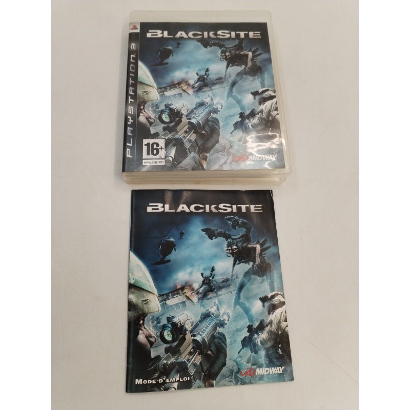 Blacksite PlayStation 3 Jeux Vidéo Midway Jeu Play PS Sony Blacksite PlayStation 3 Jeux Vidéo Midway Jeu Play PS Sony
