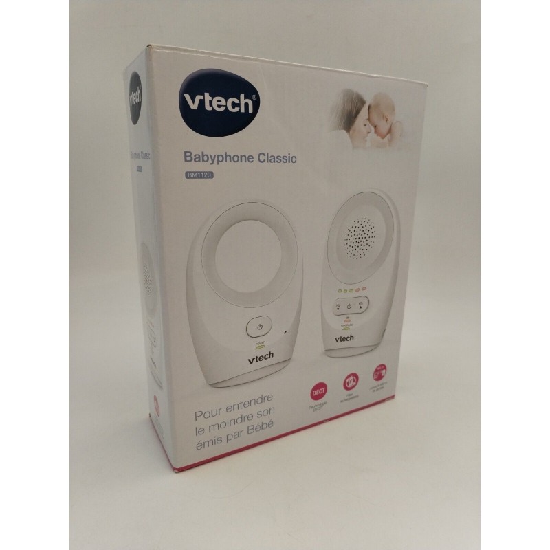 Vtech Babyphone Classic Bm1120 Radio Talkie Walkie Technologie Dect Vtech Babyphone Classic Bm1120 Radio Talkie Walkie Technologie Dect