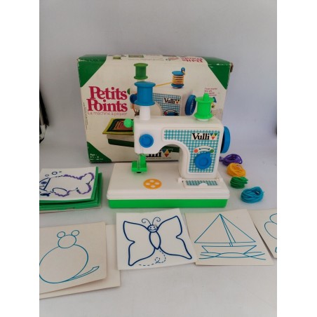 1980 Vulli Petits Points La Machine À piquer Couture Jouet Jeu Hasbro Vintage 
