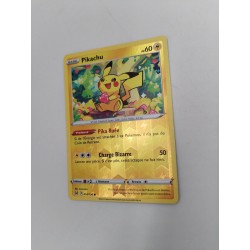 Pikachu 052/196 2022 Carte Pokémon Full Art Holo Nintendo Pokemon Reverse 