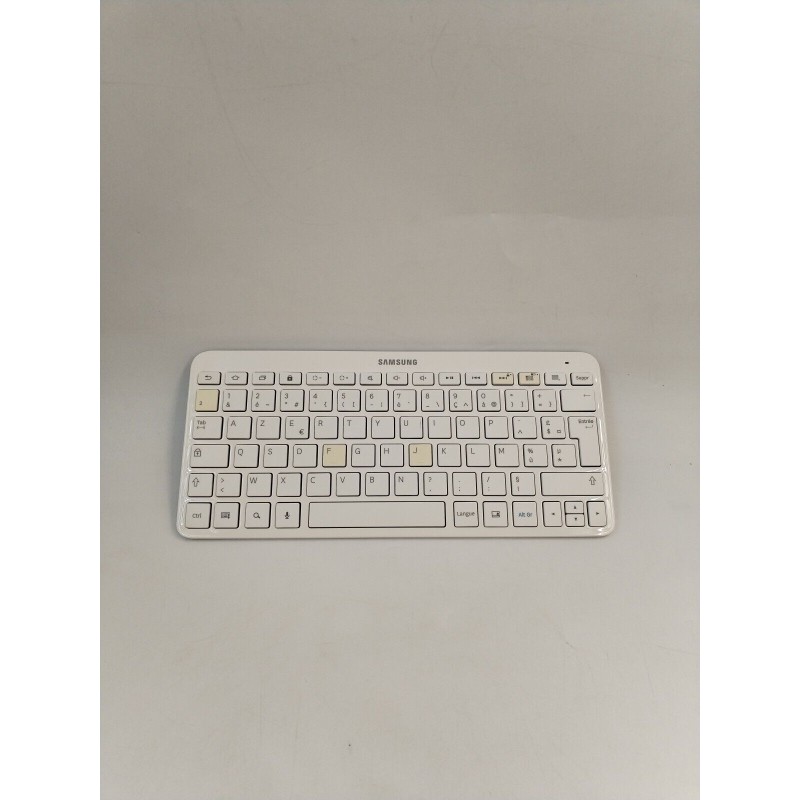 Samsung Bluetooth Clavier Bkb-10 Blanc Sans Fil Azerty Samsung Bluetooth Clavier Bkb-10 Blanc Sans Fil Azerty
