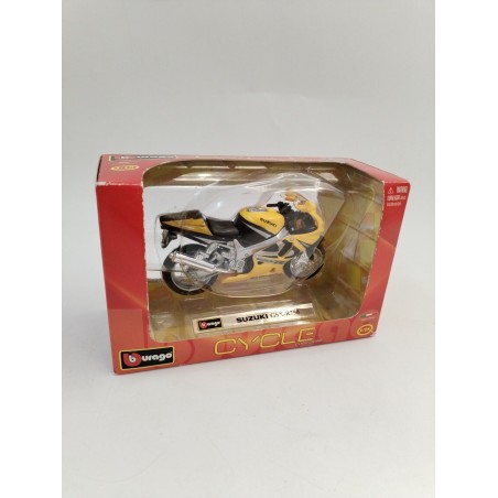 Suzuki GSX R750 Bburago Moto 1/18 Die Cast Métal Collezione Burago Cycle