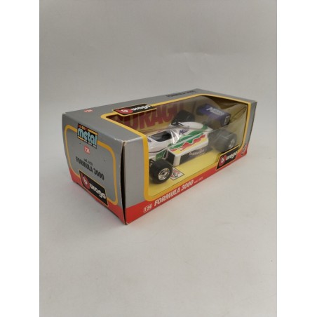 Formula 3000 Bburago 1/24 Die Cast Métal 6121 Voiture Course M2000 Shell 30