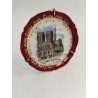 Limoges Porcelaines France Paris Notre Dame Assiette Sur Support
