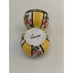 Paire De Saleron Limoges Sel Poivre Condiments Art De La Table Porcelaine Art...