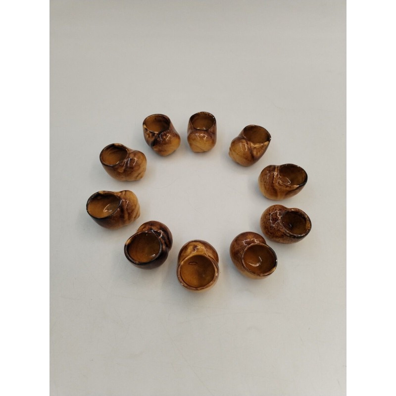 Lot De 10 Coquilles Godets A Escargots Escargot Céramique Grès Cuisson Lot De 10 Coquilles Godets A Escargots Escargot Céramique Grès Cuisson