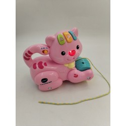 Vtech 1, 2,3 P'tit Chat Rose Jouet Électronique Jeu Eveil Animaux Lumineux Sons