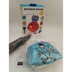 Monsieur Madame Ballon Sauteur 52 cms Modele Bleu Monsieur Génial Concept Jouet 
