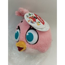 Peluche Neuve Stella ANGRY BIRDS oiseau Rose 25 cm Velours Neuf 