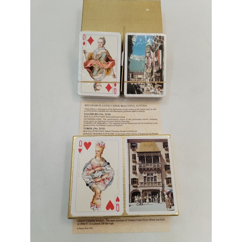 Cartes A Jouer 1981 Neuves Piatnik Austria 2111 Tirol Marie Antoinette Autriche Cartes A Jouer 1981 Neuves Piatnik Austria 2111 Tirol Marie Antoinette Autriche
