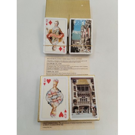 Cartes A Jouer 1981 Neuves Piatnik Austria 2111 Tirol Marie Antoinette Autriche