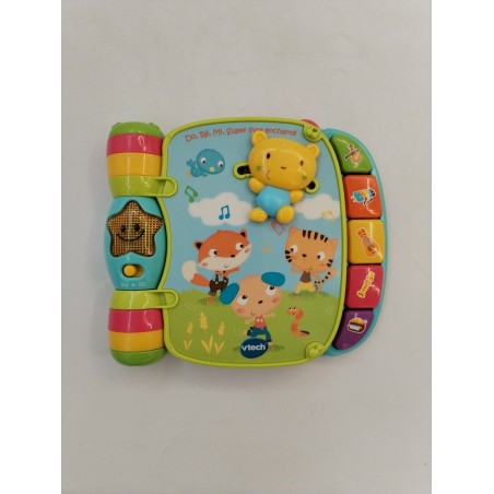 Vtech Super Livre Enchanté Do Ré Mi Musique Jouet Électronique Eveil