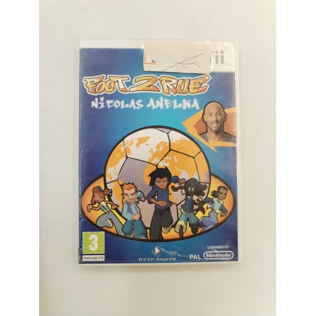Foot 2 Rue Nicolas Anelka Nintendo Wii Jeux Vidéo Jeu Pal Football Strikers