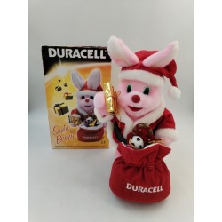 Duracell Santa Bunny Grande Figurine Peluche Électronique Articulée Publicité 
