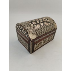 Boite A Bijoux Bois Marqueterie Nacre Coffret