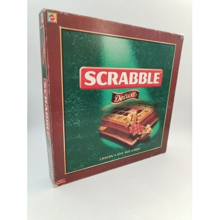 Scrabble Deluxe Mattel Jeux Jeu De Société Bois