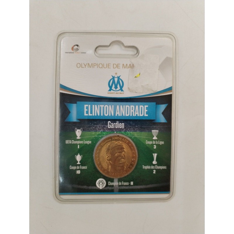 Olympique De Marseille Médaille Pièce Or Eliton Andrade Collection Om Olympique De Marseille Médaille Pièce Or Eliton Andrade Collection Om