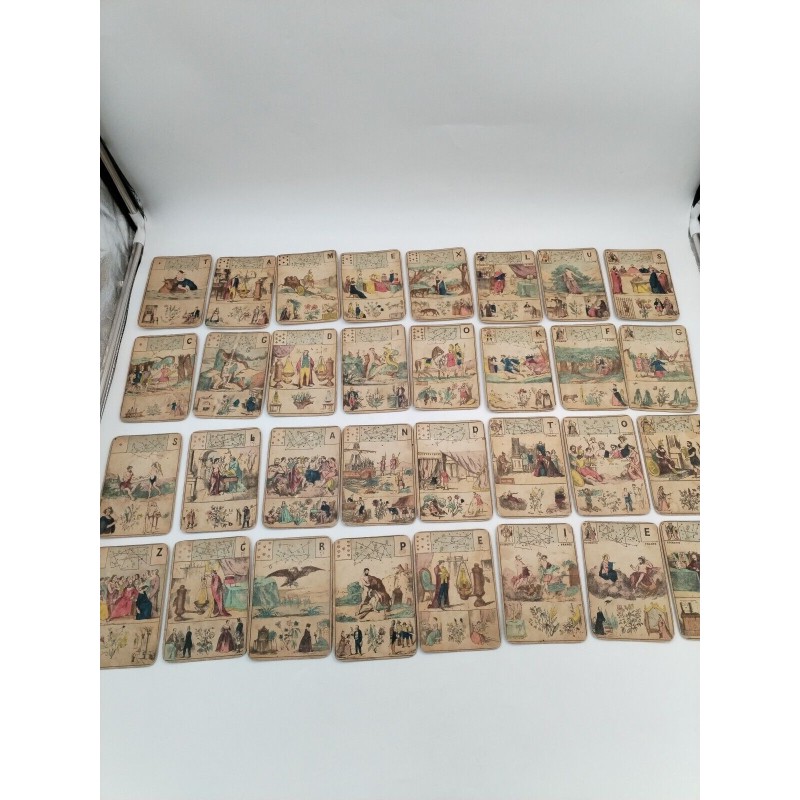 Le Grand Tarot De Mlle Lenormand Par Gaudais Édition Grimaud XIX Cartomancie Jeu Le Grand Tarot De Mlle Lenormand Par Gaudais Édition Grimaud XIX Cartomancie Jeu