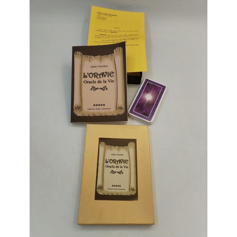 Alain Chrétien L'Oravie Oracle de la vie Tarots Cartes Éditions LaBussière Jeu