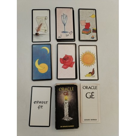 Oracle Gé Gérard Barbier 1991 cartomancie voyance Tarot Cartes Jeux Jeu Carte 
