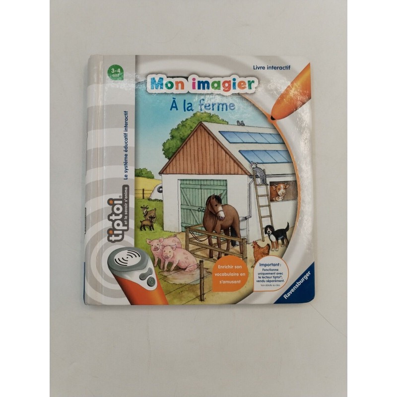 Tiptoi Mon Imagier A La Ferme Ravensburger Livre Éducatif Interactif... Tiptoi Mon Imagier A La Ferme Ravensburger Livre Éducatif Interactif...