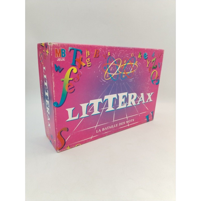 Litterax 1994 Hasbro La Bataille Des Mots Mb jeux Jeu de Société Litterax 1994 Hasbro La Bataille Des Mots Mb jeux Jeu de Société