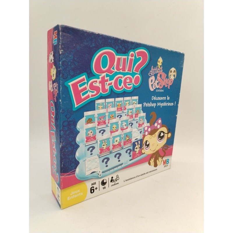 Qui Est Ce ? Édition Littelest Petshop Mb Jeux Est-ce Jeu De Société Pet Shop Qui Est Ce ? Édition Littelest Petshop Mb Jeux Est-ce Jeu De Société Pet Shop