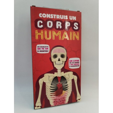 Construis Un Corps Humain Gallimard Jeunesse Livre Squelette Maquette Jeu