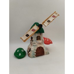 Lot Les schtroumpfs Schleich Peyo le moulin A Vent 1978 1981 Jeu Jouet Figurine 