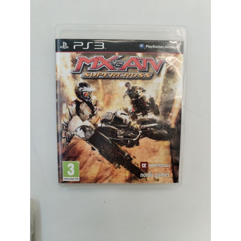 MX Vs Atv Super Cross PS3 Jeux Vidéo Sony PlayStation Ps Moto MX Vs Atv Super Cross PS3 Jeux Vidéo Sony PlayStation Ps Moto