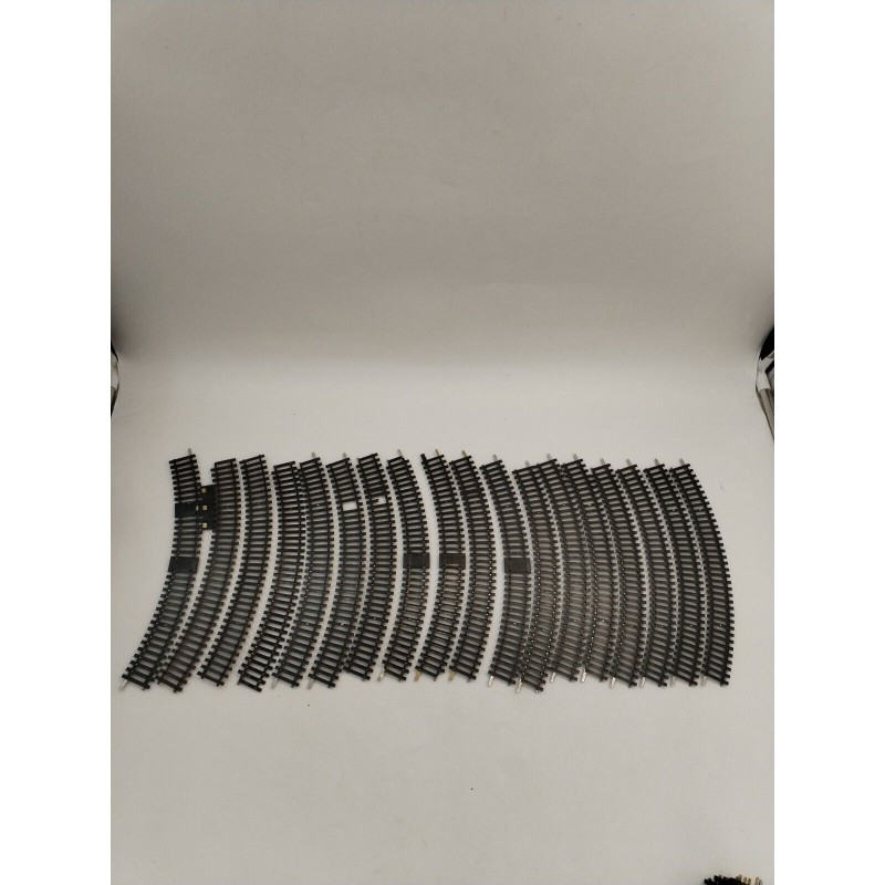 lot de 18 rails HO JOUEF COURBES N470 R -325 R-12 3/4 Trains Électriques Eclisse lot de 18 rails HO JOUEF COURBES N470 R -325 R-12 3/4 Trains Électriques Eclisse