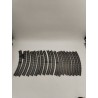 lot de 18 rails HO JOUEF COURBES N470 R -325 R-12 3/4 Trains Électriques Eclisse