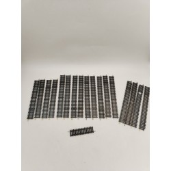 lot de 18 rails HO JOUEF Droit N475 Éclisses Trains Électriques Jouet Jeu