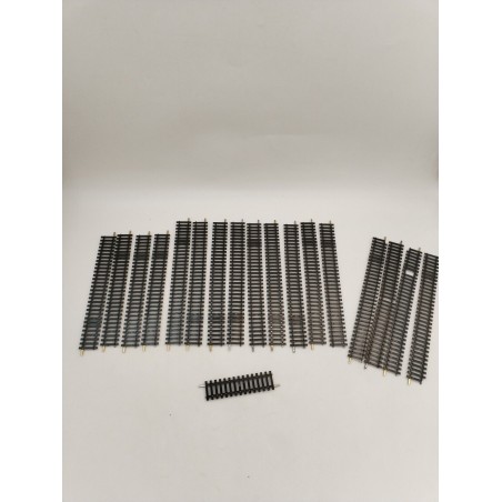 lot de 18 rails HO JOUEF Droit N475 Éclisses Trains Électriques Jouet Jeu