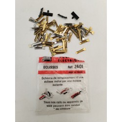 JOUEF HO SACHET ECLISSES LAITON ET COUPURE 2401 TRAIN ELECTRIQUE  Rails Clips