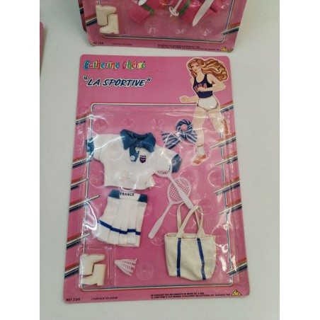 Catherine Chérie La Sportive Tenue Poupée Barbie Figurine Vêtements Accessoires