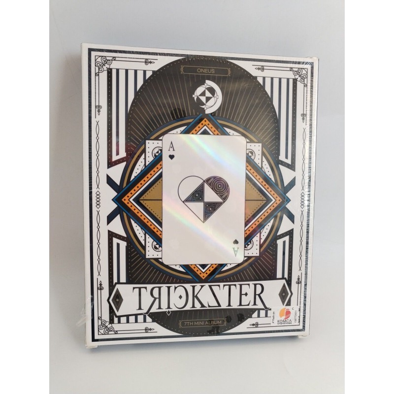 Coffret Oneus Trickster 7th Mini Album Komca Poker Cd Musique