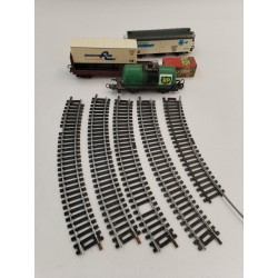Lot Lima Pièces Wagon Citerne Bp Remorque Rails Trains Électroniques Circuit
