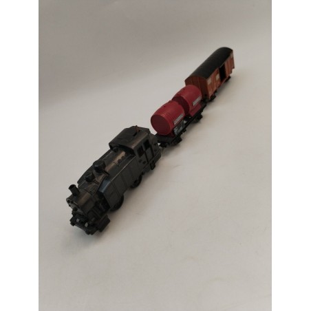 Loco Jouef 708 Locomotive Trains Électrique Wagon Citerne Vins Postillon Caisse