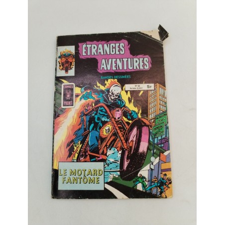 Étranges Aventures N 66 1980 Bandes Dessinées Le Motard Fantôme Comics