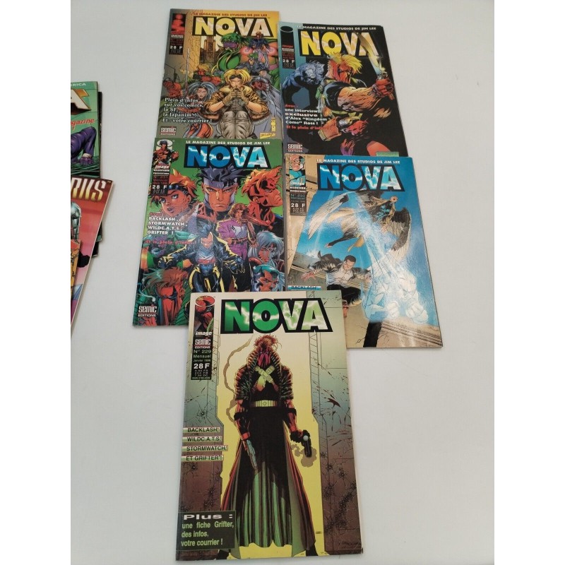 Nova Semic 1998 Bd Comics Image Wildstorm Lot De 5 Marvel DC Comic Bande Dessiné Nova Semic 1998 Bd Comics Image Wildstorm Lot De 5 Marvel DC Comic Bande Dessiné